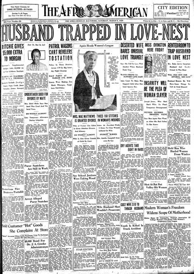 The Afro-American, Mar 9, 1929
