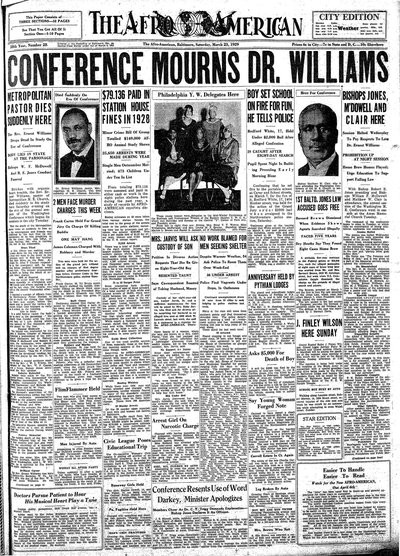 The Afro-American, Mar 23, 1929