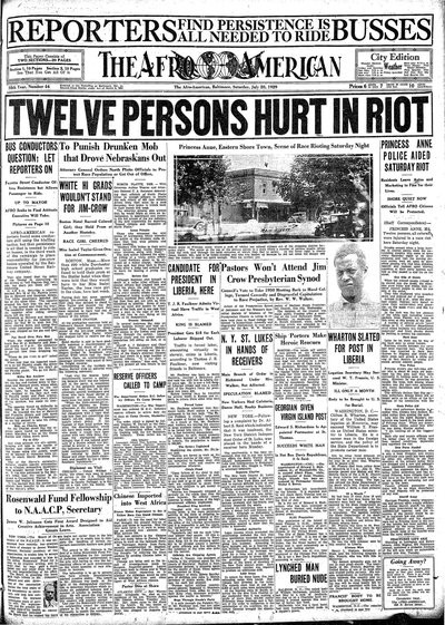 The Afro-American, Jul 20, 1929
