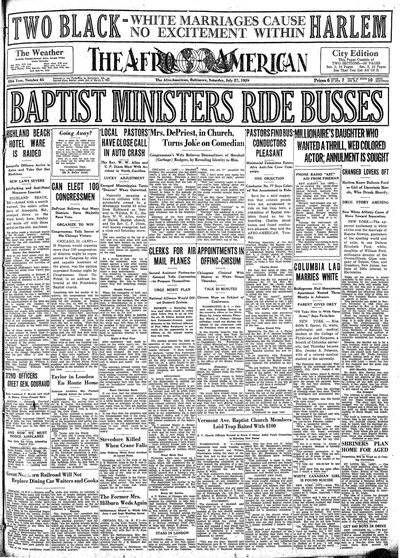 The Afro-American, Jul 27, 1929