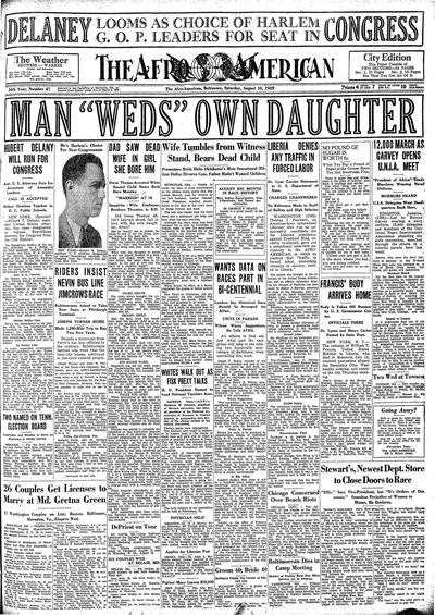 The Afro-American, Aug 10, 1929