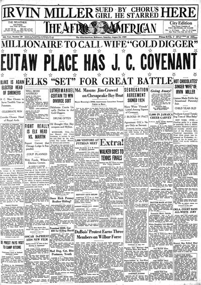 The Afro-American, Aug 24, 1929