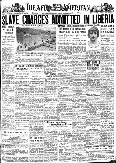 The Afro-American, Nov 23, 1929