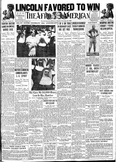 The Afro-American, Nov 30, 1929
