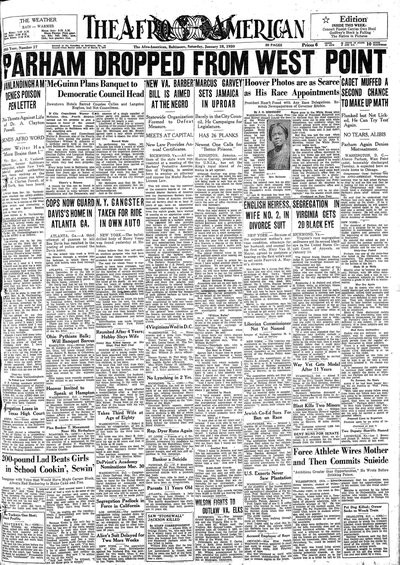 The Afro-American, Jan 18, 1930