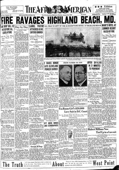 The Afro-American, Jan 25, 1930
