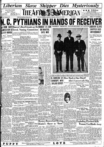 The Afro-American, Feb 15, 1930