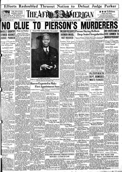 The Afro-American, Apr 26, 1930