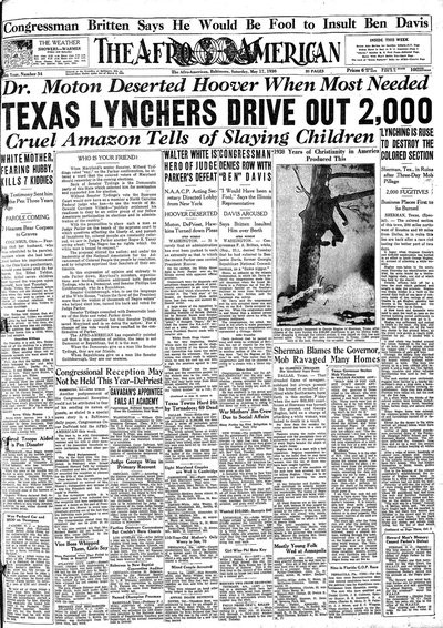 The Afro-American, May 17, 1930