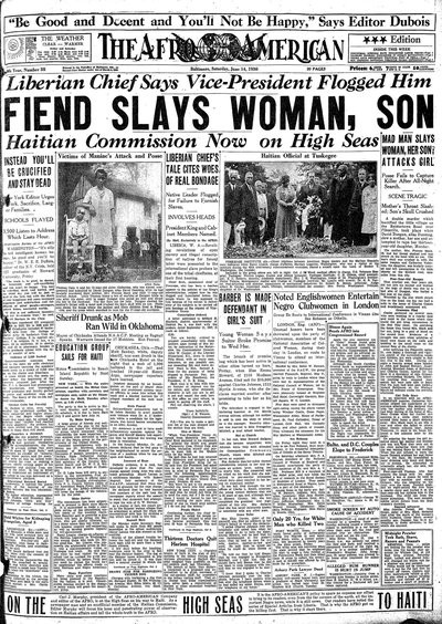 The Afro-American, Jun 14, 1930