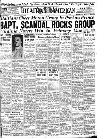 The Afro-American, Jun 21, 1930