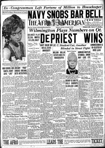 The Afro-American, Nov 8, 1930