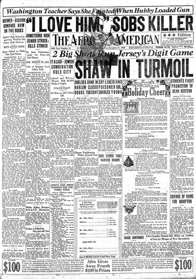 The Afro-American, Dec 27, 1930