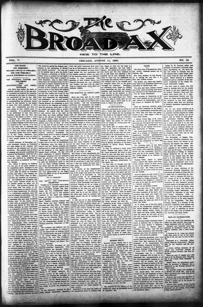 The Broad Ax, Aug 11, 1900