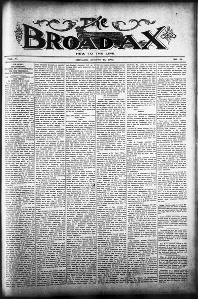 The Broad Ax, Aug 25, 1900