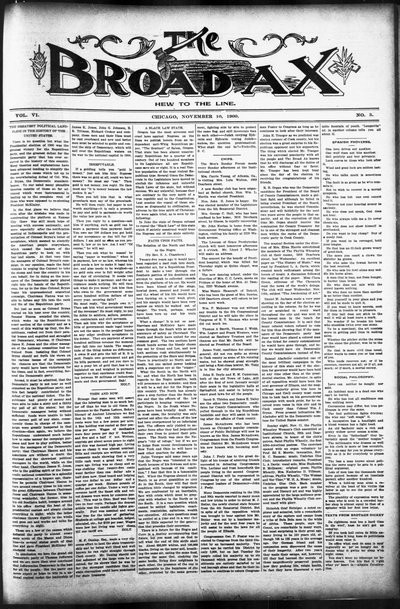 The Broad Ax, Nov 10, 1900
