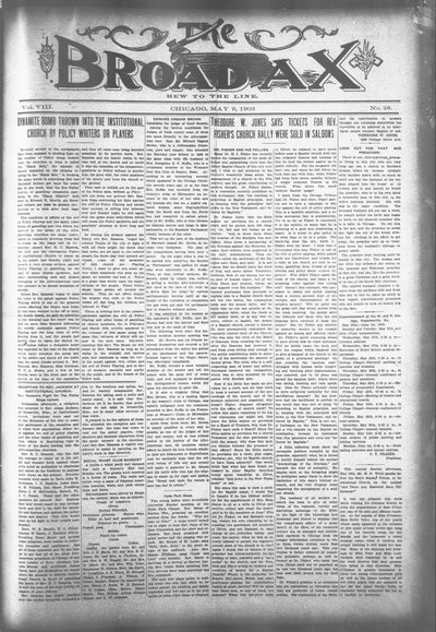 The Broad Ax, May 9, 1903