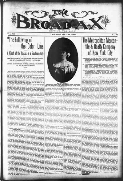 The Broad Ax, May 25, 1907