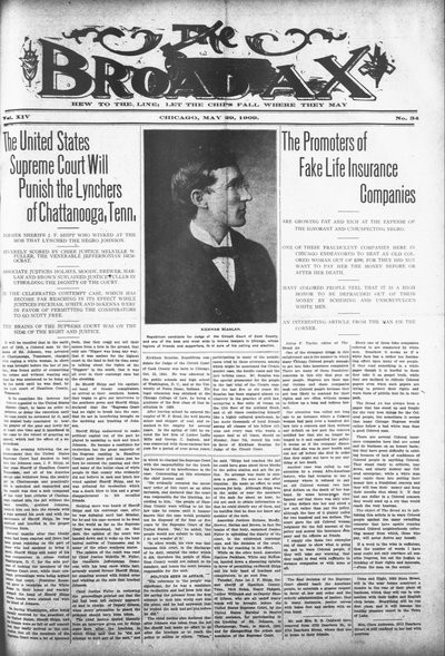 The Broad Ax, May 29, 1909