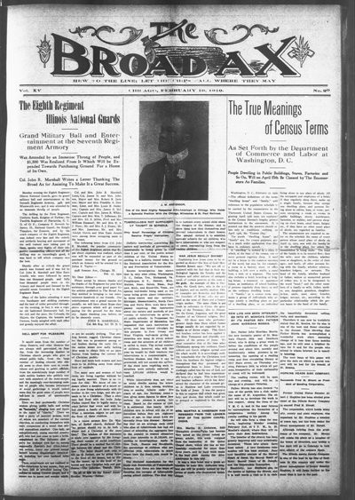 The Broad Ax, Feb 19, 1910