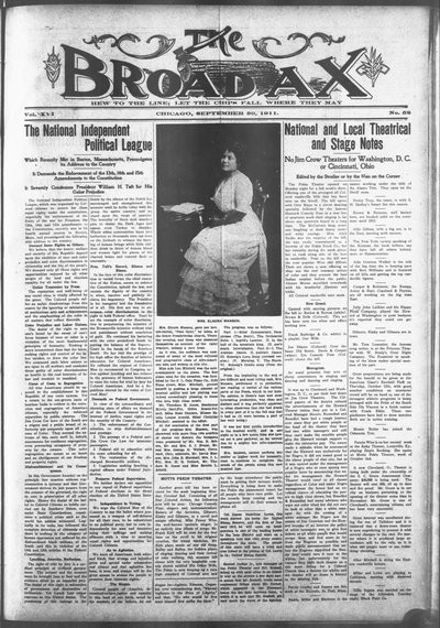 The Broad Ax, Sep 30, 1911
