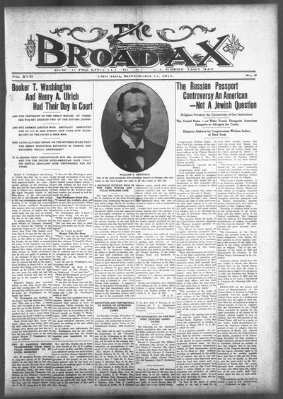 The Broad Ax, Nov 11, 1911