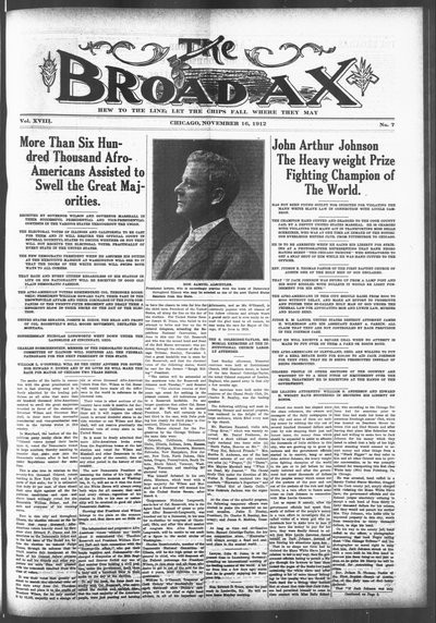 The Broad Ax, Nov 16, 1912