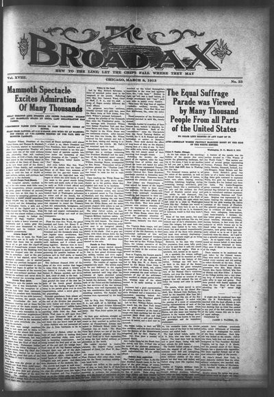 The Broad Ax, Mar 8, 1913