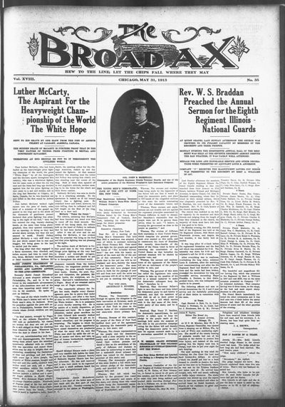 The Broad Ax, May 31, 1913