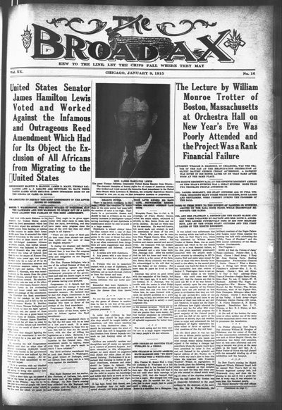 The Broad Ax, Jan 9, 1915