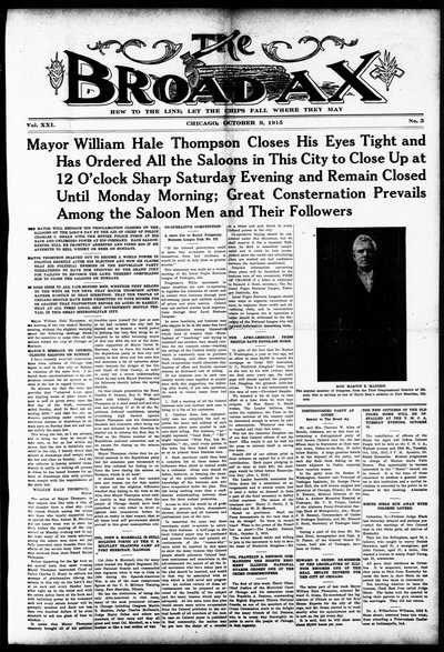 The Broad Ax, Oct 9, 1915
