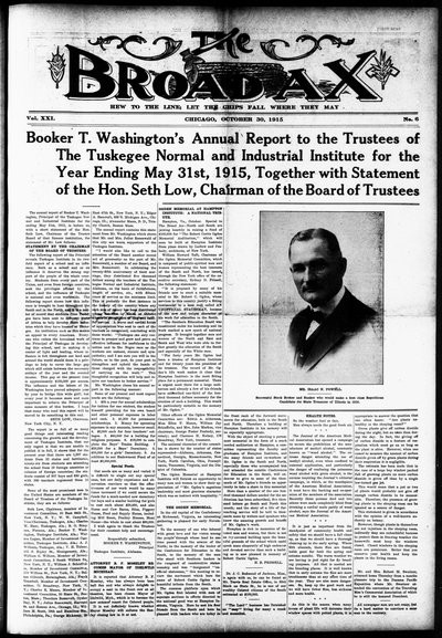 The Broad Ax, Oct 30, 1915