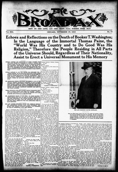 The Broad Ax, Nov 27, 1915