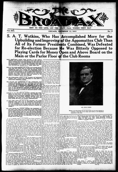 The Broad Ax, Dec 11, 1915