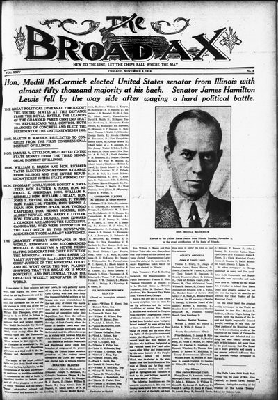 The Broad Ax, Nov 9, 1918