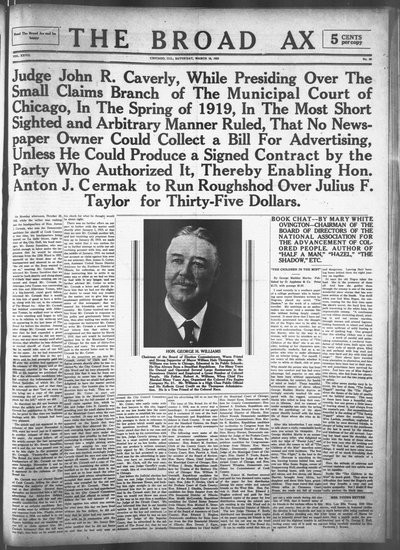 The Broad Ax, Mar 18, 1922