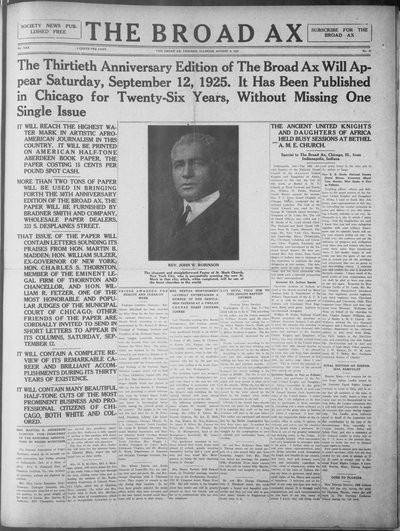 The Broad Ax, Aug 8, 1925