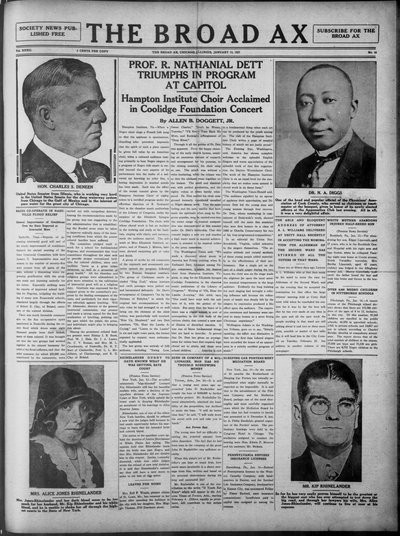 The Broad Ax, Jan 15, 1927