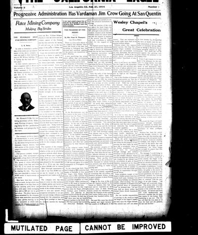 California Eagle, Feb 21, 1914