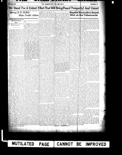 California Eagle, Feb 28, 1914