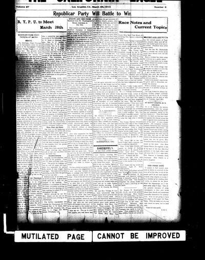 California Eagle, Mar 28, 1914