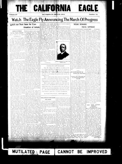 California Eagle, May 23, 1914