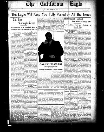 California Eagle, Jul 18, 1914