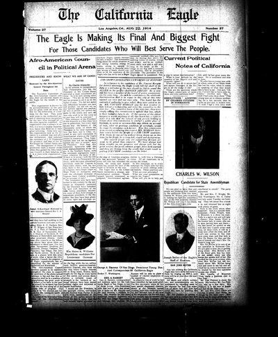 California Eagle, Aug 22, 1914