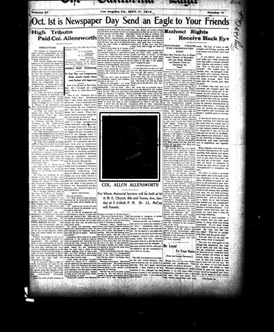 California Eagle, Sep 26, 1914