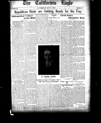 California Eagle, Oct 10, 1914
