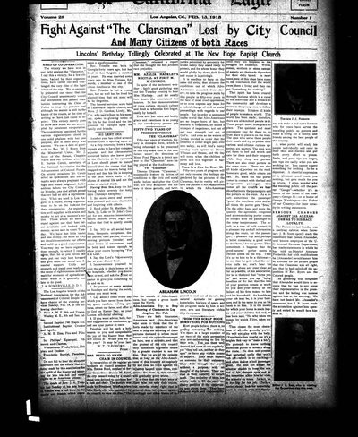 California Eagle, Feb 13, 1915