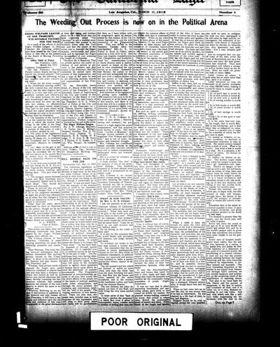 California Eagle, Mar 13, 1915