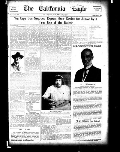 California Eagle, May 29, 1915