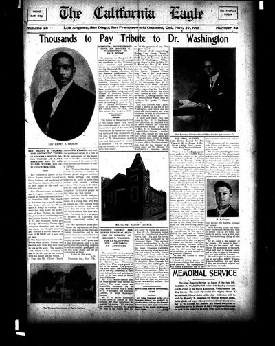 California Eagle, Nov 27, 1915